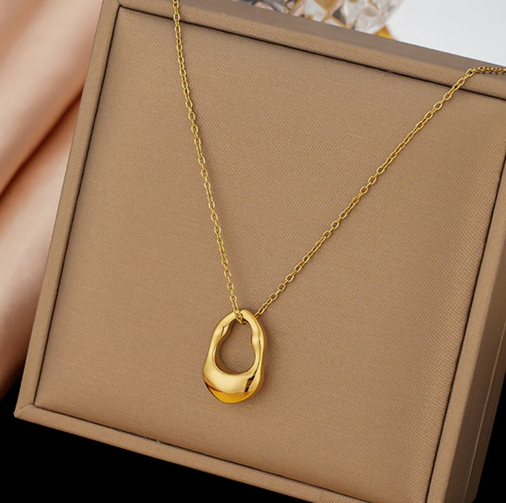Aurora Sculpted Pendant