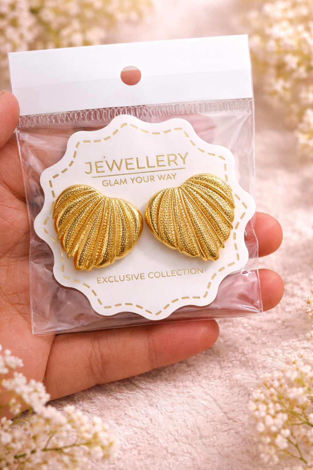 Ocean Muse Shell Studs