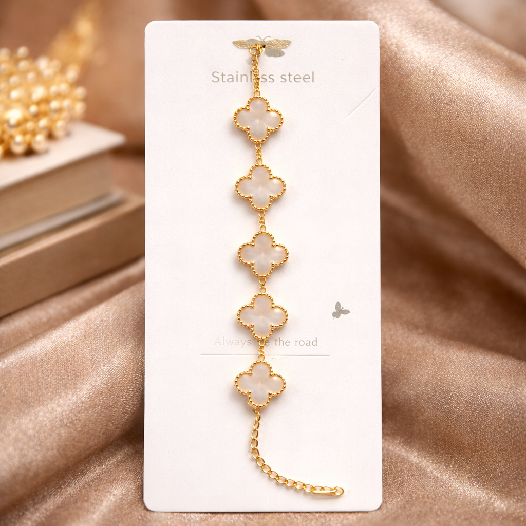 Zyvelle Clover Charm Bracelet