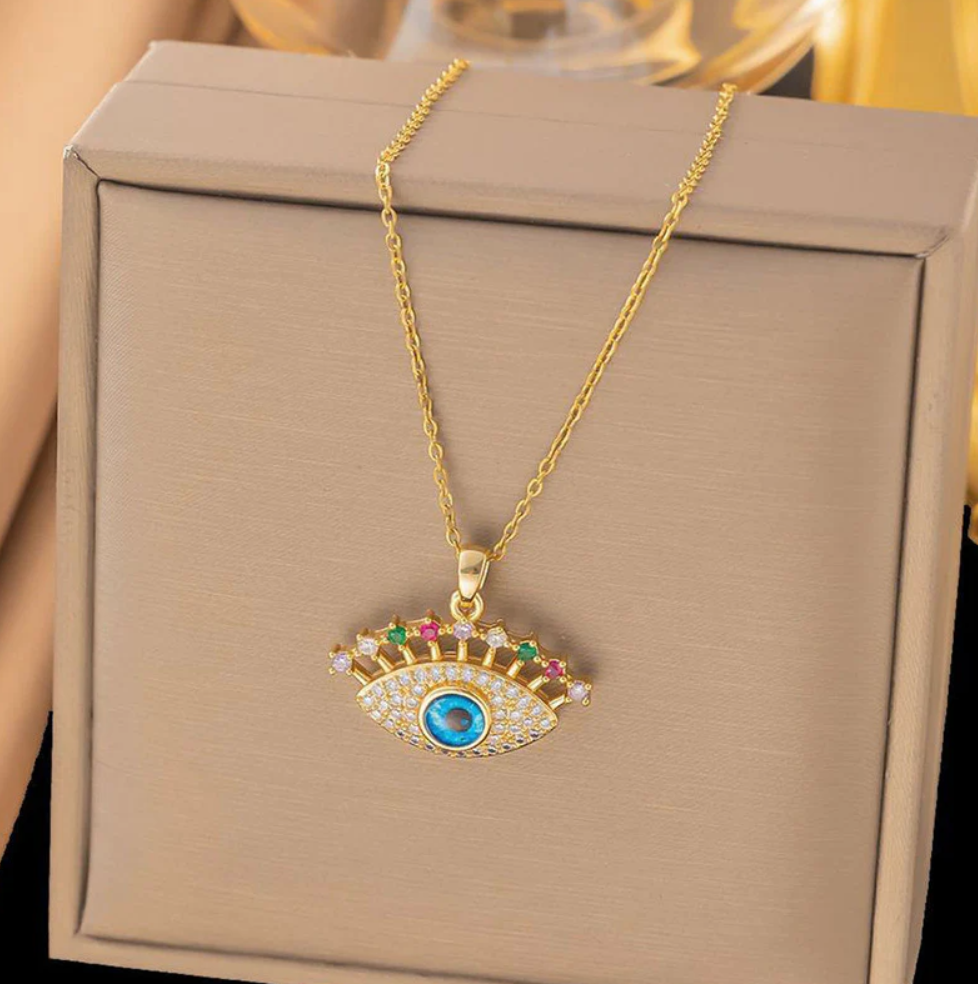 Radiant Evil Eye Necklace