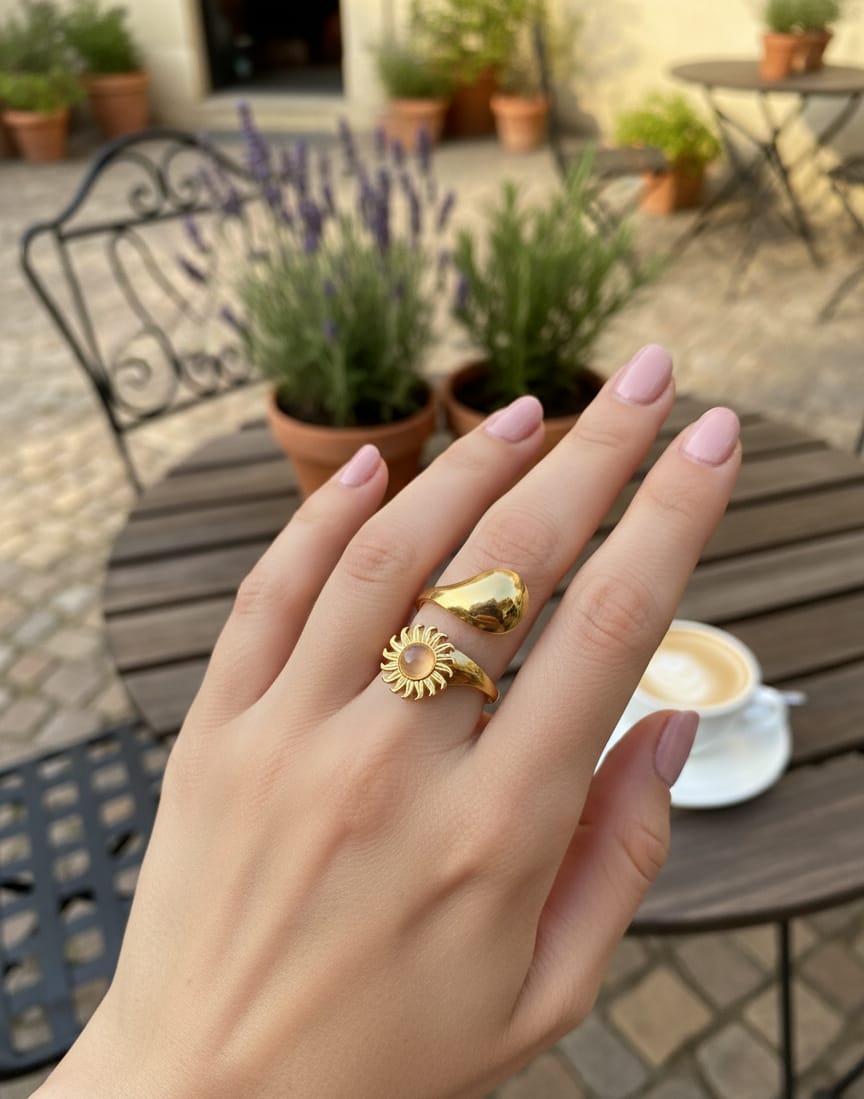 Luxe Oge Solar Radiance Ring