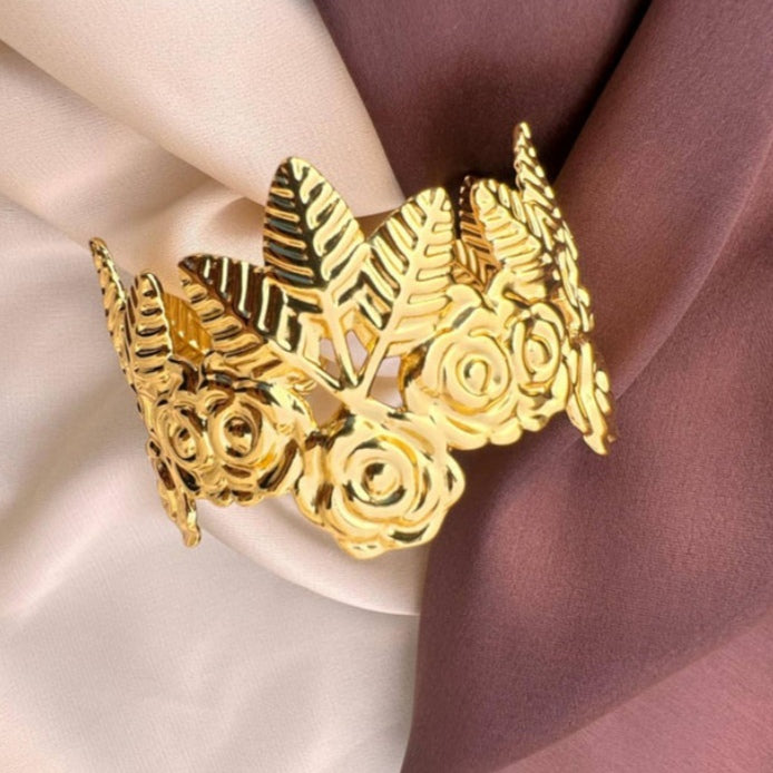 Golden Rose Garden Cuff
