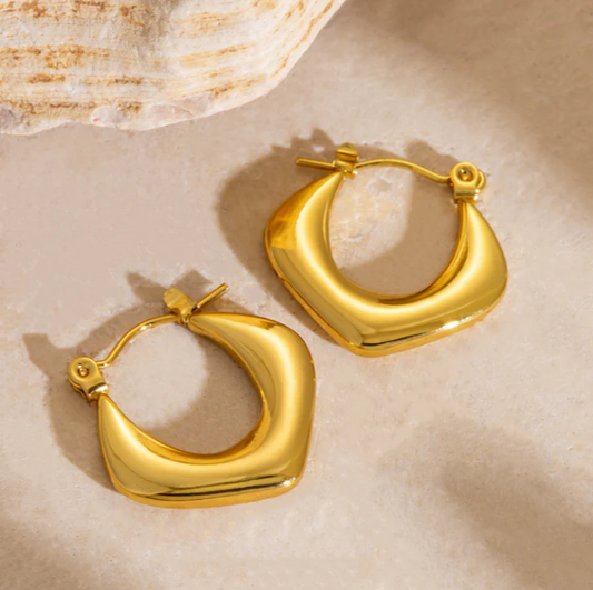 Auric Curve Hoops