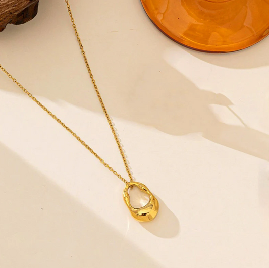 Aurora Sculpted Pendant