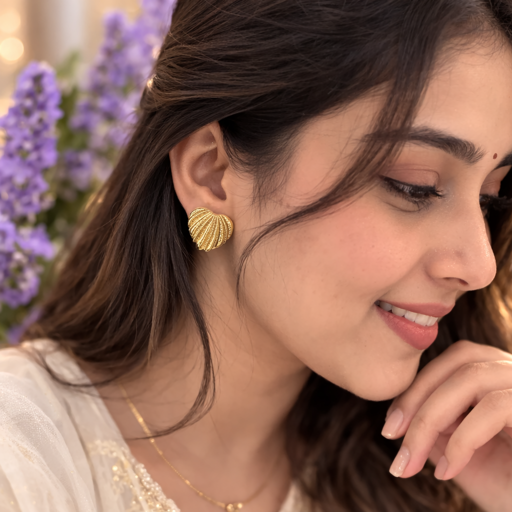 Ocean Muse Shell Studs