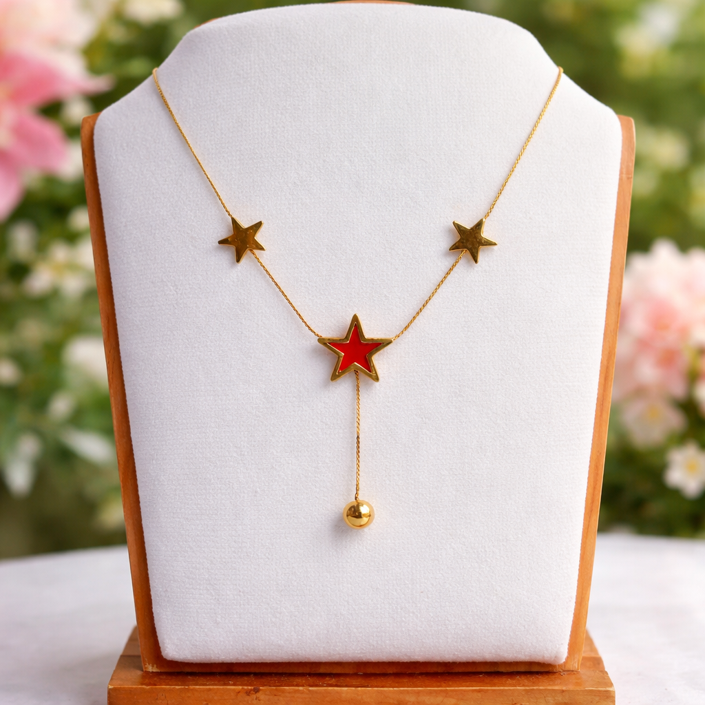 Astra Rouge Starfall Necklace