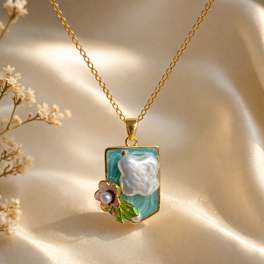 Calyra Aqua Form Pendant