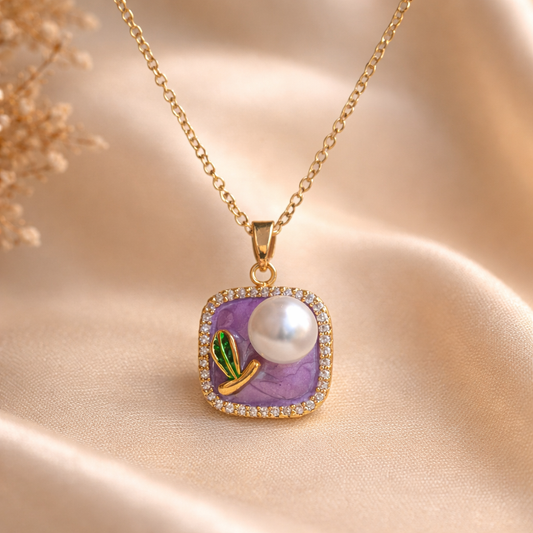 Velmora Lilac Éclat Pendant