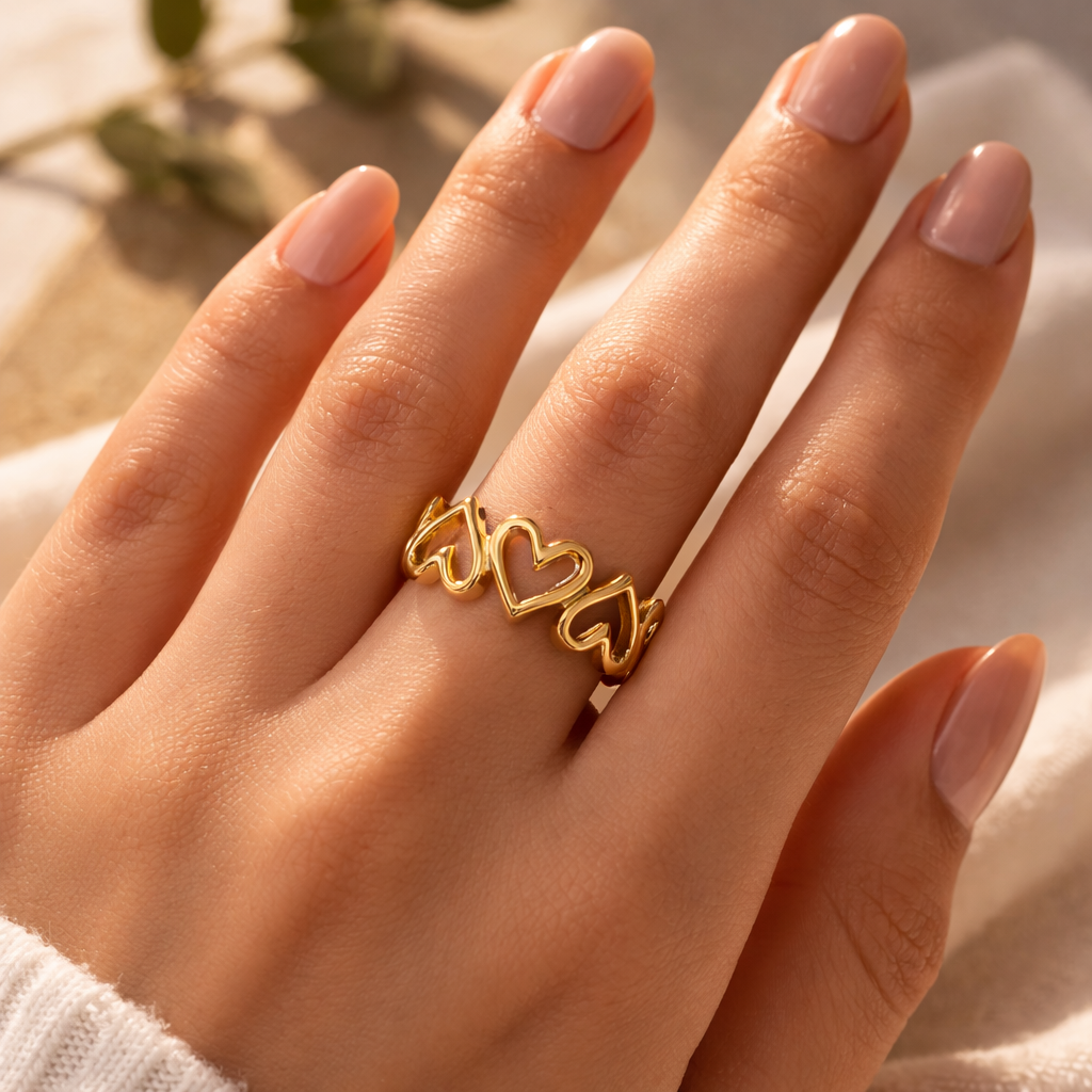 Eternal Hearts Band Ring