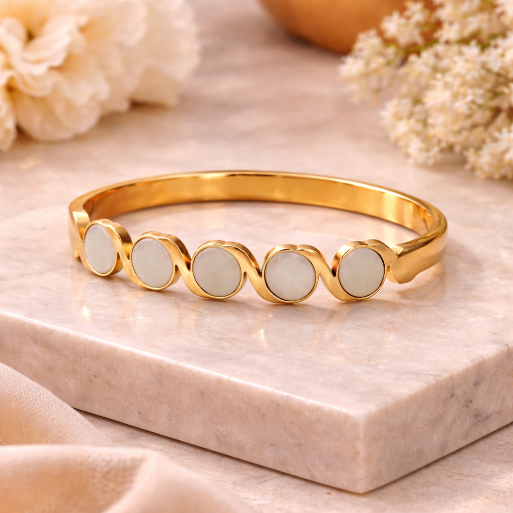 Ivory Orbit Bangle