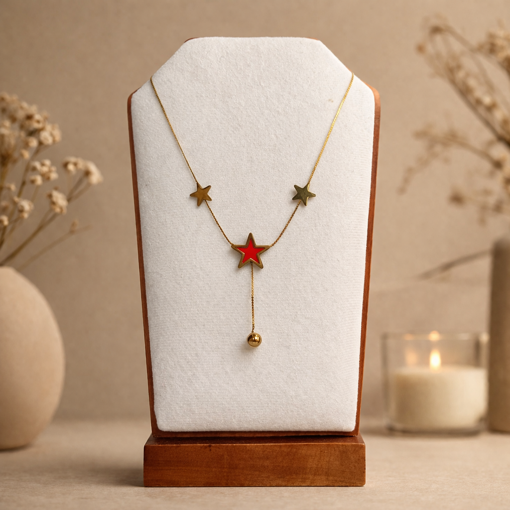 Astra Rouge Starfall Necklace