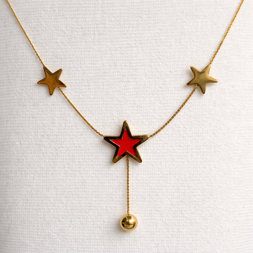 Astra Rouge Starfall Necklace