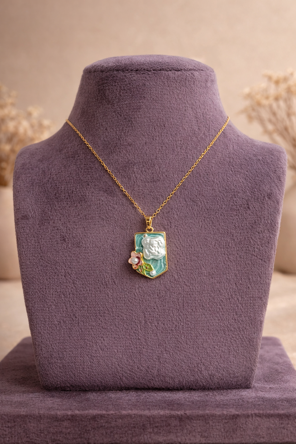 Calyra Aqua Form Pendant