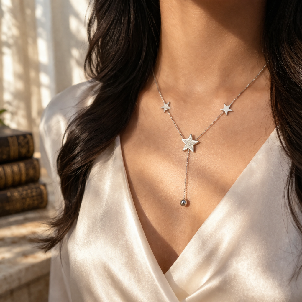 Zyraelle Silver Astra Pendant