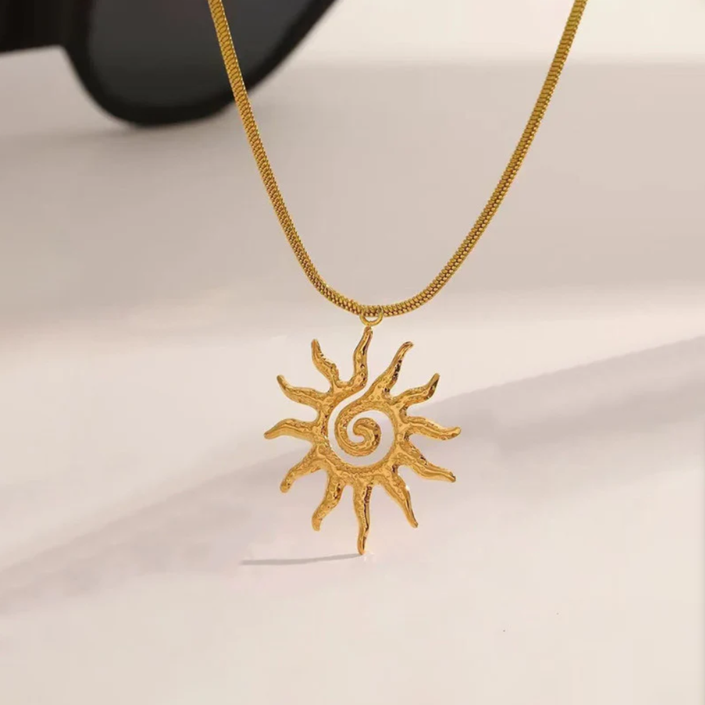 Solara Spiral Pendant