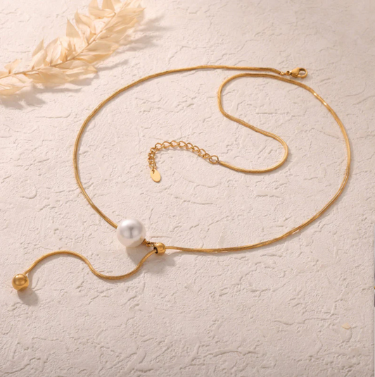 Seraya Pearl Flow Necklace