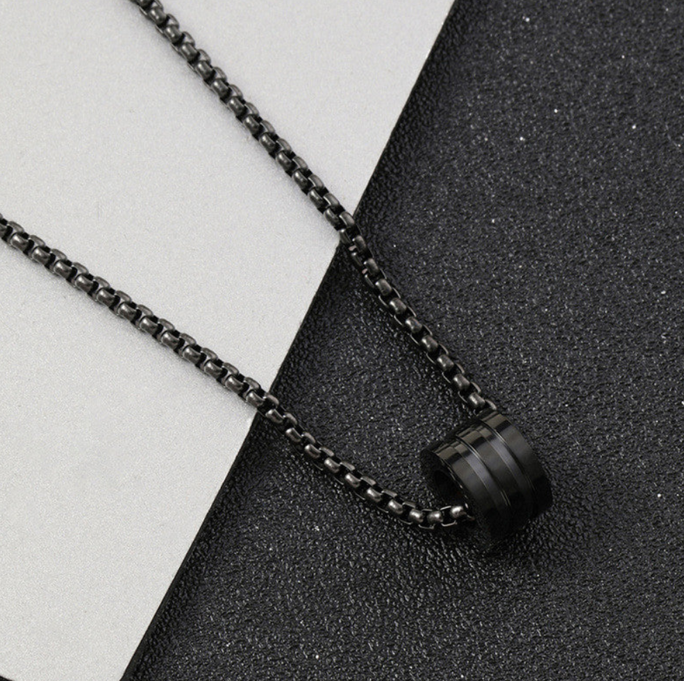 Mens Jewellery: Vortex Loop Pendant