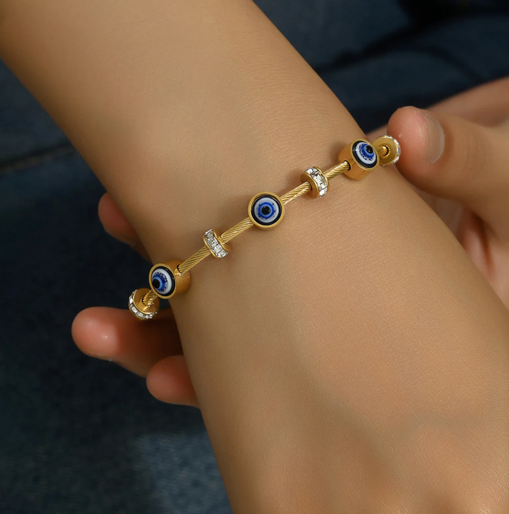 Elysian Eye Charm Bracelet