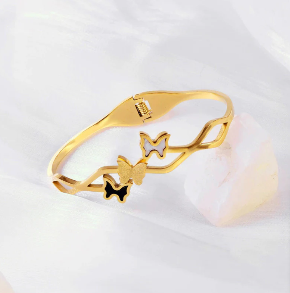 Golden Butterfly Bracelet