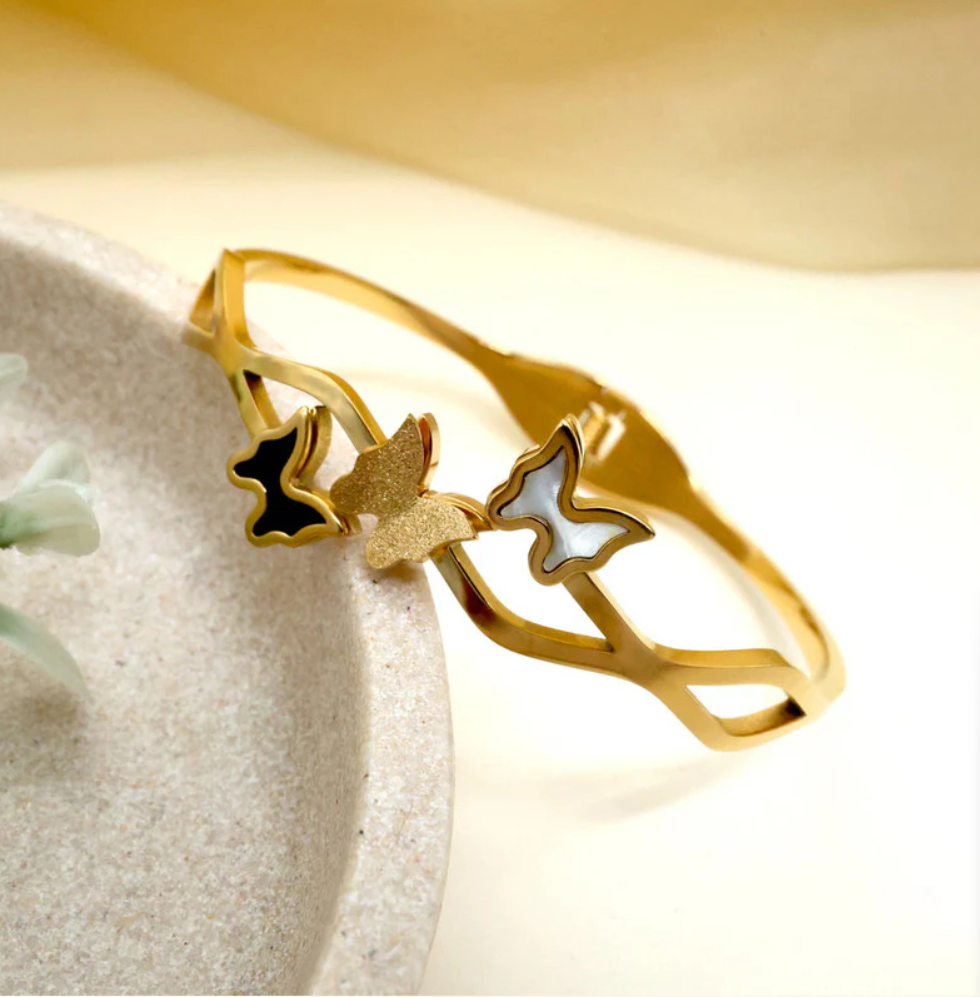 Golden Butterfly Bracelet