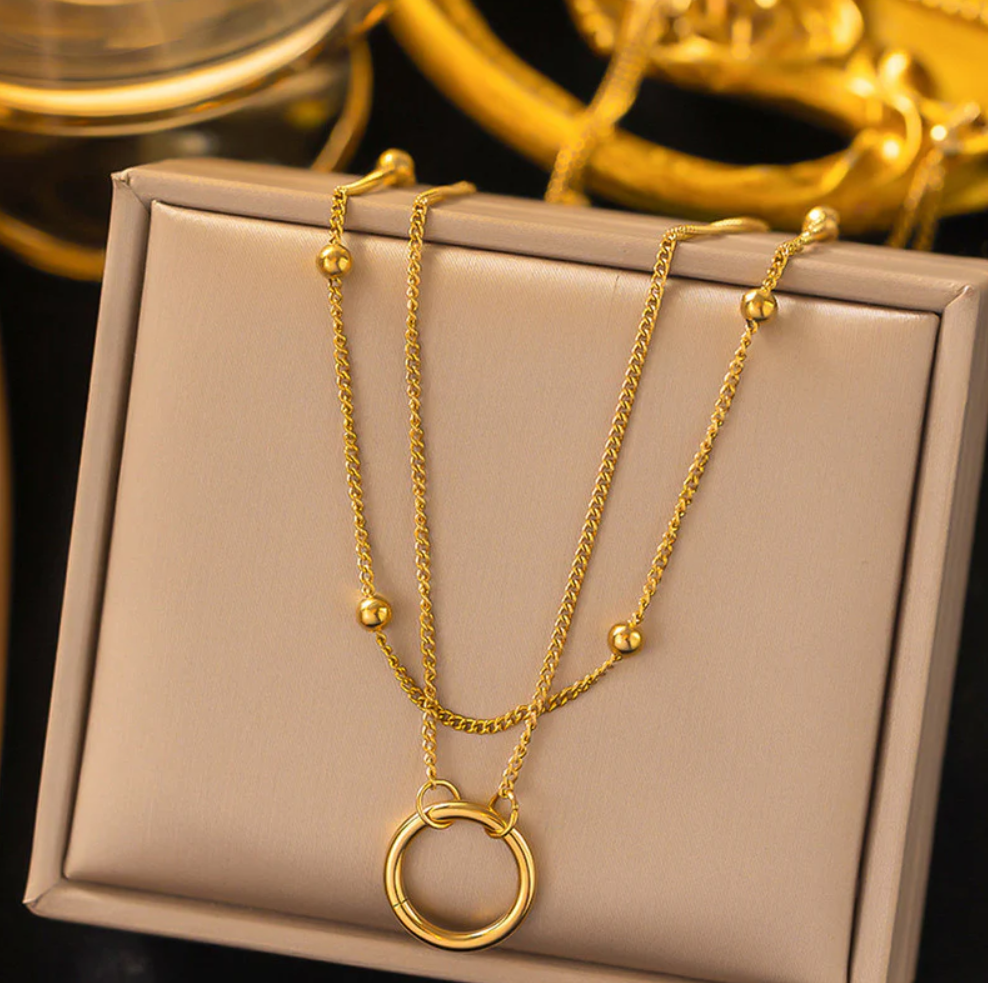 Luxe Oge Eternal Circle Necklace