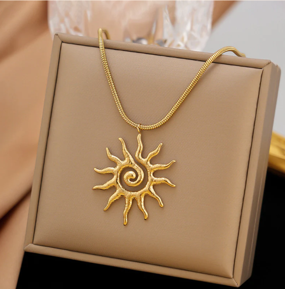 Solara Spiral Pendant