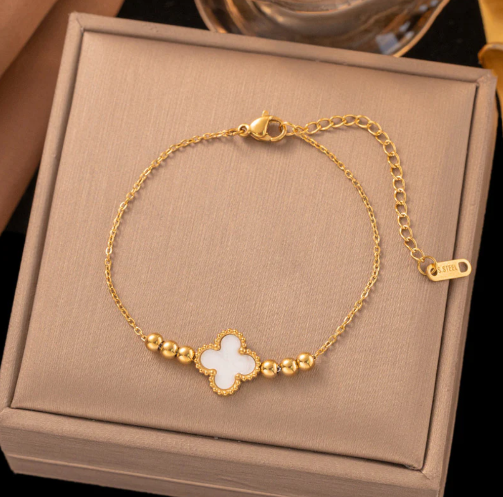 Lucky White Aura Bracelet
