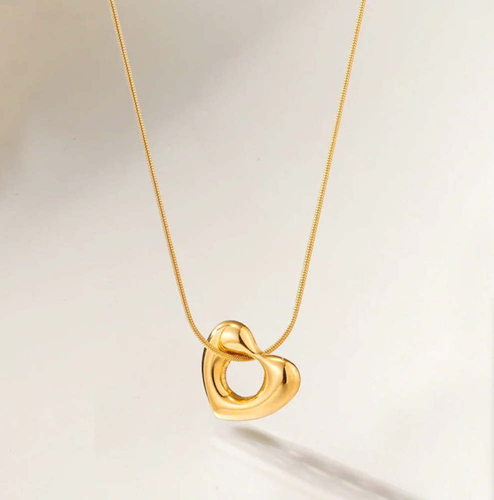 Veloura Knot Heart Necklace