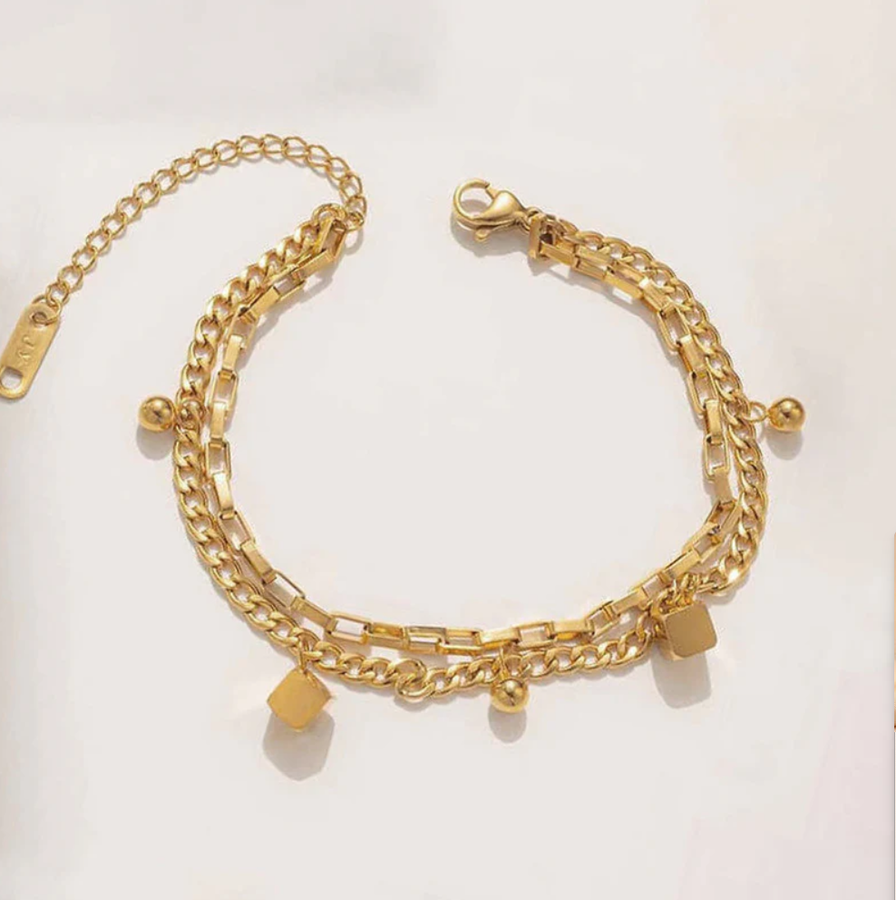 Orvelle D’Or – Trinity Chain Luxe Bracelet