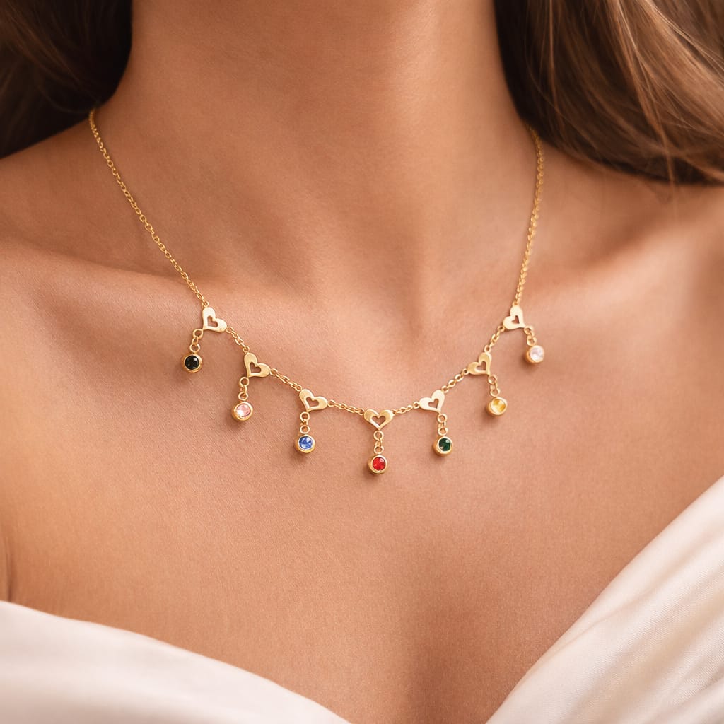 Amorielle Charm Cascade Necklace