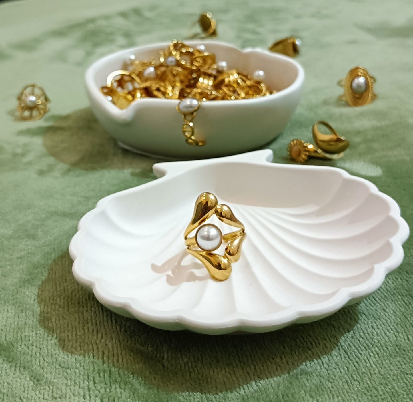 Luxe Oge Aurelia Pearl Ring