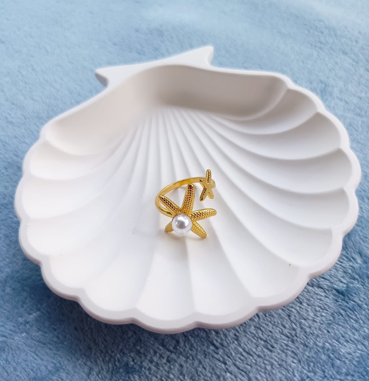 Maris Starfish Pearl Ring