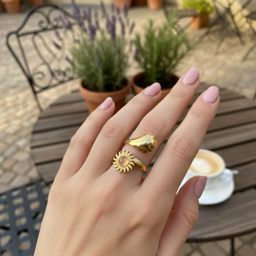 Luxe Oge Solar Radiance Ring